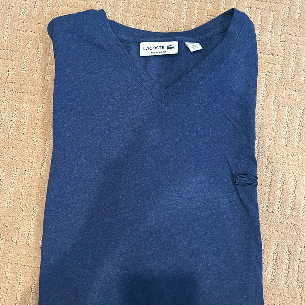 Lacoste men’s V-neck tee